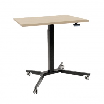 Lehrertisch, höhenverstellbar von 80-120 cm, quadratisch 70x70 cm 